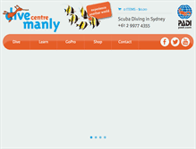 Tablet Screenshot of divesydney.com.au